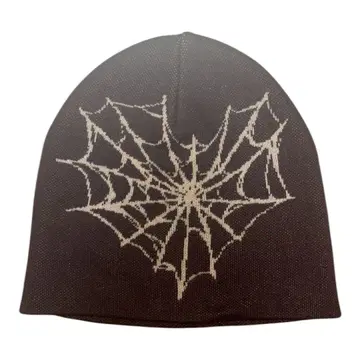 거미줄 디자인 브라운 비니 가격 인하 가능