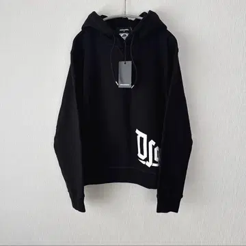 [ 새상품 ] DSQUARED2 디스퀘어드 로고 블랙 후드티