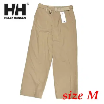 새상품 M 사이즈 헬리한센 나우티스크 벨티드 팬츠 베이지