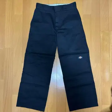 디키즈 더블니 워크 팬츠 블랙 28