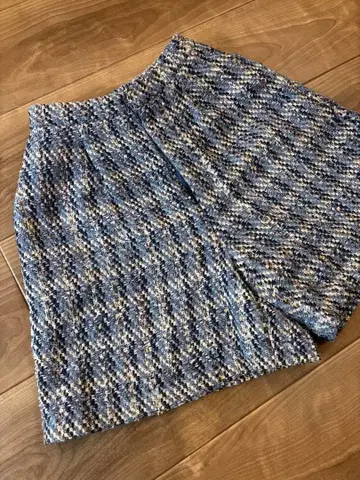 [ 새상품급 린카블 ] 블루 계열 트위드 숏팬츠