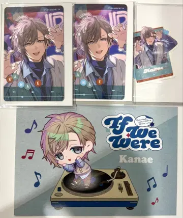 니지산지 카나에 사진풍 카드 스티커 특전 엽서 HMV