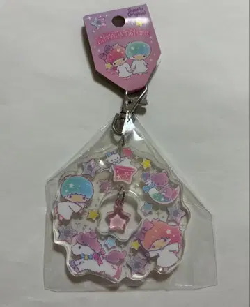 산리오 리틀트윈스타 키키라라 아크릴 키링