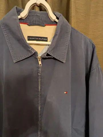 분위기 90's 페이드 타미힐피거 코튼 자켓