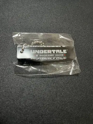 언더테일 타이틀 로고 아크릴 블록 키링 3