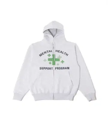 lifemania MENTAL SUPPORT ZIP HOODIE