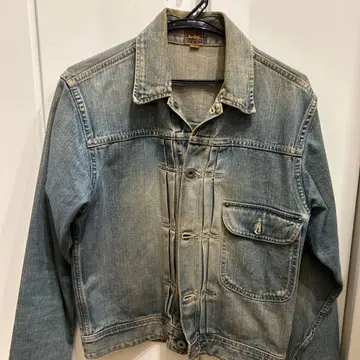 Lee 데님 자켓 36사이즈 연한 블루 카우보이 1012 한정판
