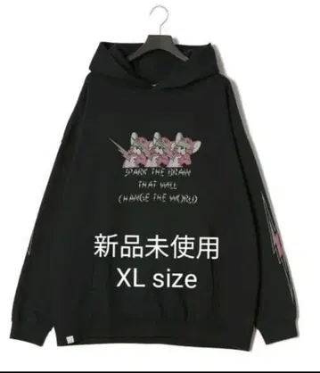 [ tain double push ] 후드티 XL size