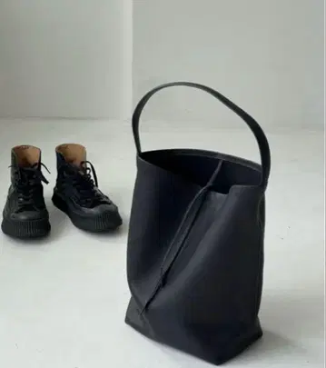 JISTORY 원 핸들 숄더백 가죽 블랙 L 사이즈