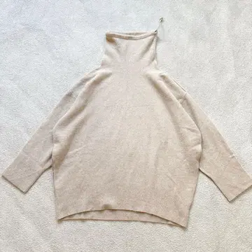 엘렌딕 워셔블 폭스 혼방 폭스 인랜드리 니트 베이지