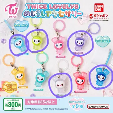 TWICE LOVELYS 메지루시 액세서리 5개 세트