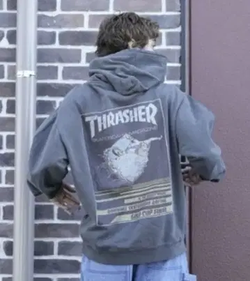 THRASHER 후드티 L