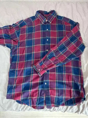 LLBean 엘엘빈 플란넬 셔츠 체크 무늬 빈티지 아메카지