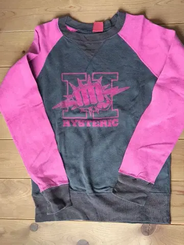 HYSTERIC 래글런 슬리브 맨투맨