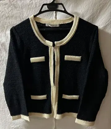 Style com 자켓 가디건 & 보타이 블라우스