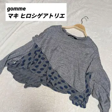 [레어] gomme 비대칭 디자인 상의 마키 히로시게 아틀리에