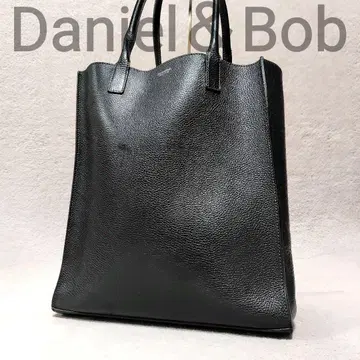 현행 모델 다니엘&밥 토트백 블랙 올 가죽 비즈니스 숄더 A4