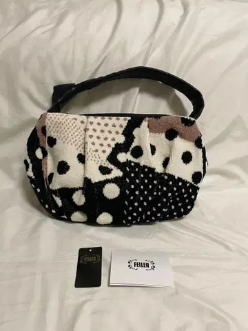 [ 새상품급 1회 사용 ] 페이러 마논 도트 원 핸들 백