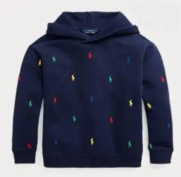 size 160 랄프 로렌 후드티 멀티 컬러