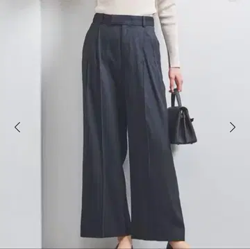 UNITED ARROWS 와이드 팬츠 네이비 34 사이즈