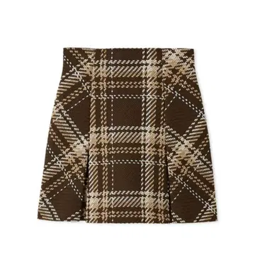 SNIDEL Sustainable 로빙 체크 미니 스커트