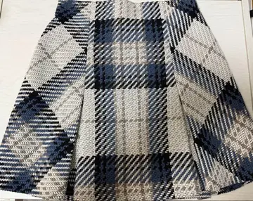 snidel 로빙 체크 미니 스커트