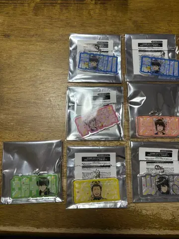 긴파치 선생님 난자타운 랠리 경품 오나마에 아크릴 참 7개 세트