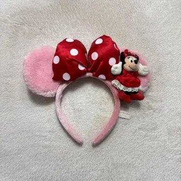 디즈니 리조트 미니 마우스 머리띠 리본 마스코트