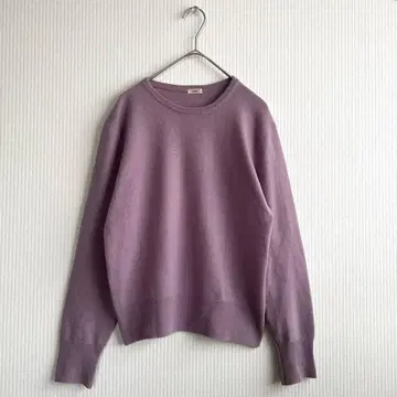 이에나 캐시미어 100% 니트 스웨터 라벤더 IENA 고급 가을/겨울