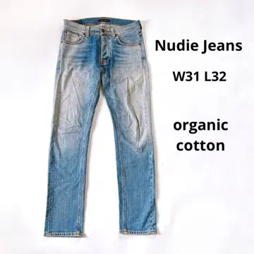 Nudie Jeans 슬림 스트레이트 데님 W31 L32 이탈리아제