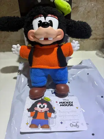 POPMART 미키 패밀리 디즈니 구피 봉제 인형