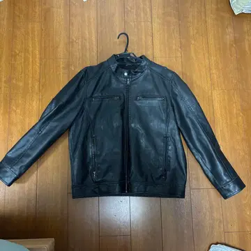 BLACK RIRET 가죽 자켓 XL 블랙