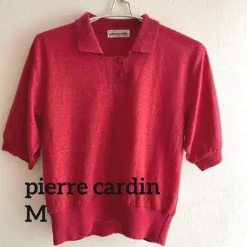 pierre cardin M 사이즈 반팔 피케 셔츠 레드