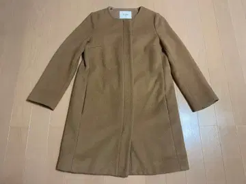 SLOBE IENA 노카라 코트 브라운 롱 코트 슬로브 이에나