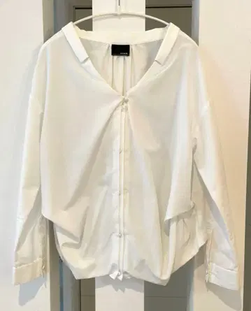 Devinette 화이트 버튼 셔츠 변형 디자인 셔츠 화이트 셔츠