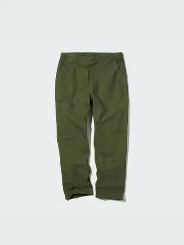 [ 레어 ] 유니클로 유틸리티 워크 팬츠 올리브 S 사이즈 444843