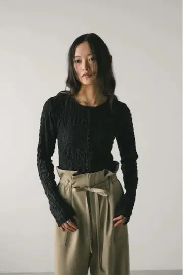 스타일 믹서 셔링 코르셋 탑