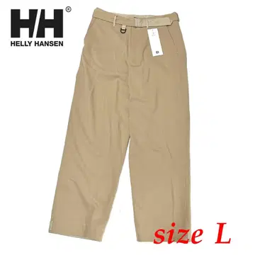 새상품 L 사이즈 헬리한센 나우티스크 벨티드 팬츠 베이지
