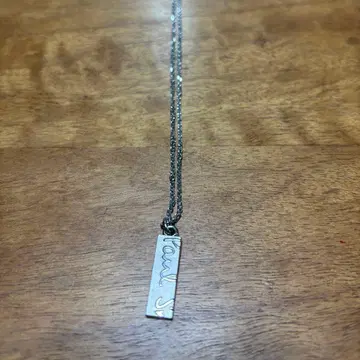 [ 새상품 ] 폴스미스 Paul Smith Carving Logo 목걸이