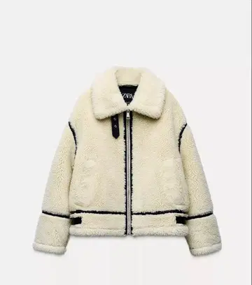 ZW 컬렉션 보아 무스탕 자켓 XS