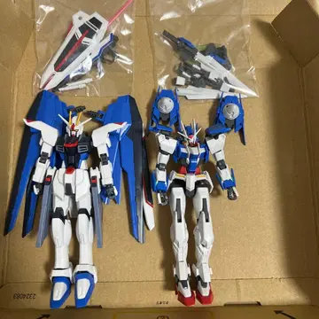 건담 프라모델 HG 조립 완료 정크제품 2체 세트