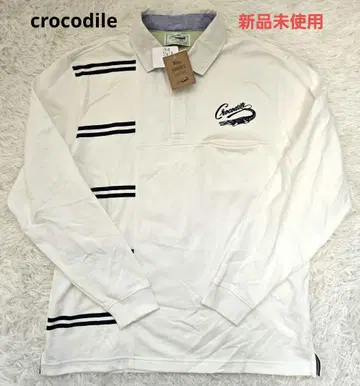 미사용 새상품 crocodile 크로커다일 피케 셔츠 긴팔 L