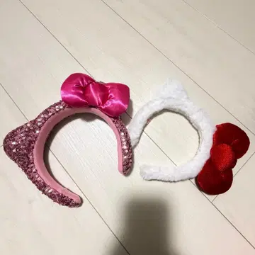 키티 머리띠 2개 세트