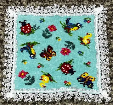 페이러 긴자와 레이스 콜라보 손수건