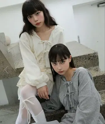 BUBBLES 버블스 크로스리본 티어드 치마바지 하의 리본 새상품