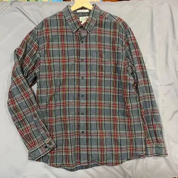 L.L.Bean 체크 무늬 플란넬 셔츠 XL