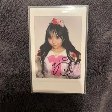 sweet steady 쿠리타 나츠카 사인 폴라로이드