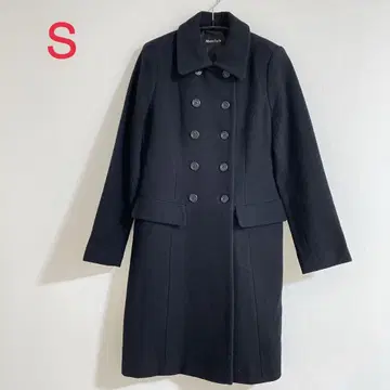 새상품급 여성용 롱 코트 블랙 S 사이즈