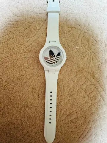 adidas 화이트 실리콘 시계