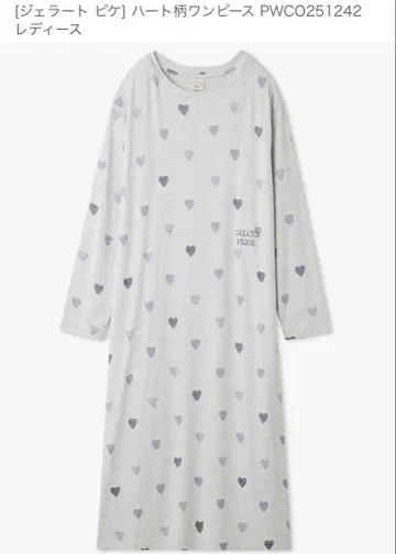 gelato pique 하트 무늬 룸웨어